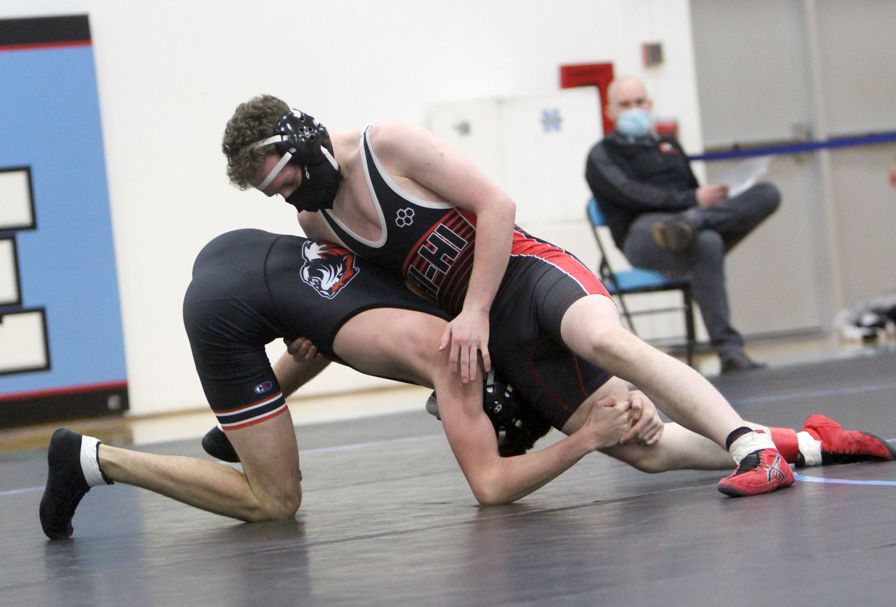 Division 1 prep wrestling sectionals at Eau Claire North 1-30-21